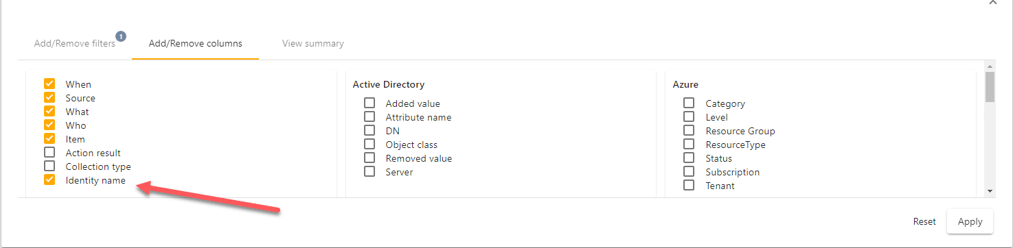 Identity-Column-Selection