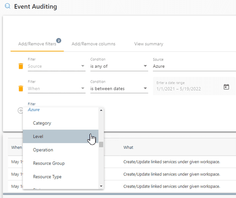 azure-data-source-specific-filters