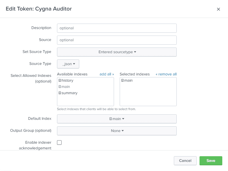 HTTP-Event-Collector-Token-Settings